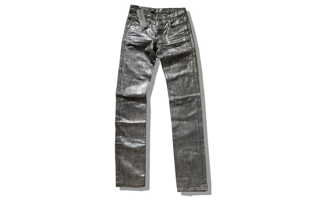 Metal Denim Pants