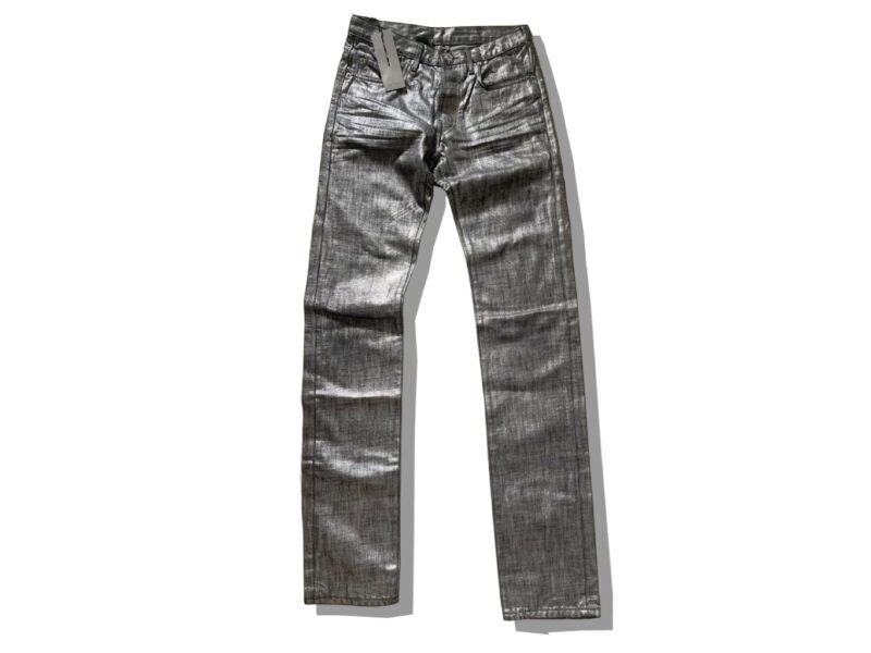 Metal Denim Pants