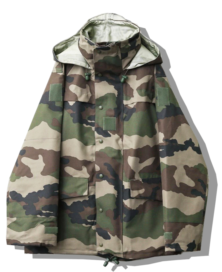 French Army CCE Camo WaterProof Filed Parka Front