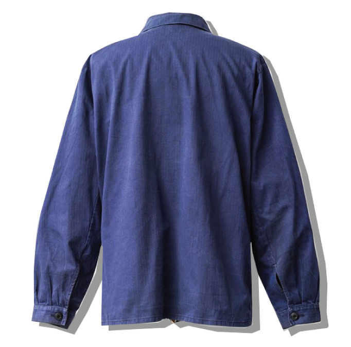 German Army BW Cotton Work Jacket Blue Back