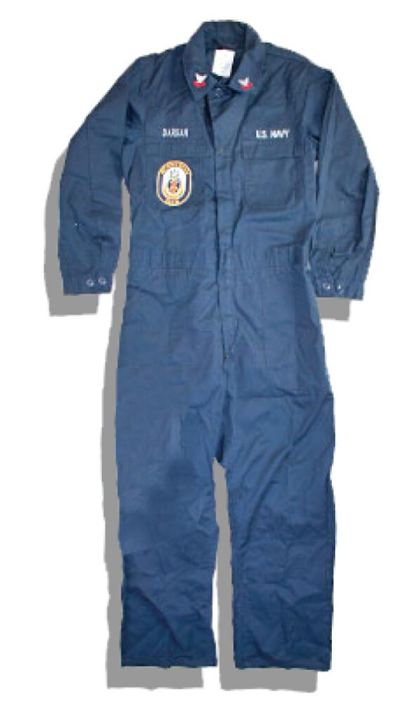 US NAVY Work coveralls Experimental Front 1970s