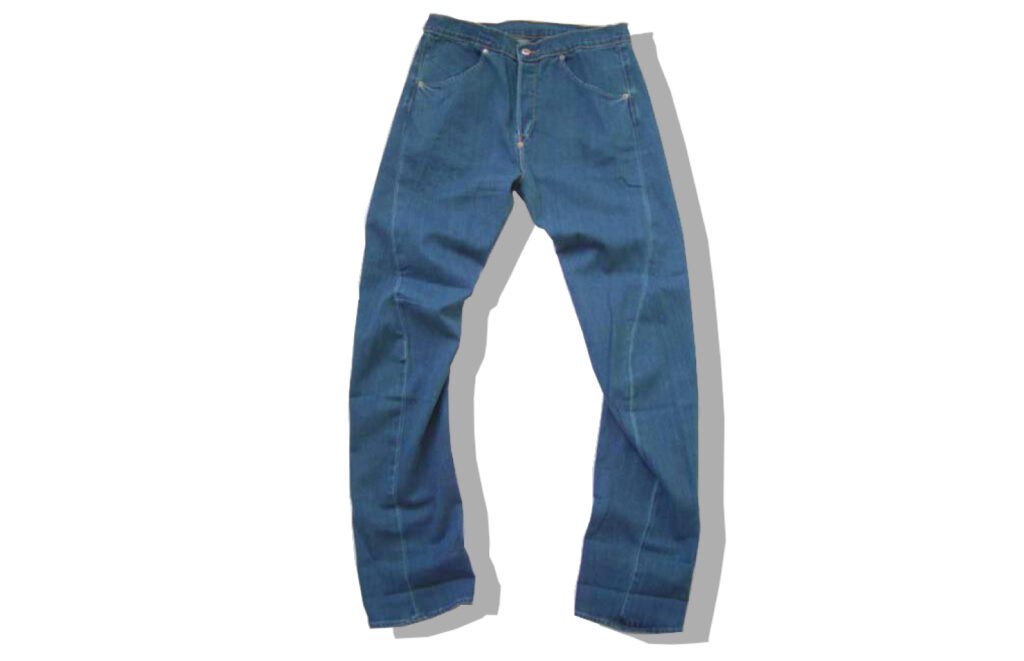1584-1023 Levi's RED Honest Dishonest Denim Pants 2001ss Blue