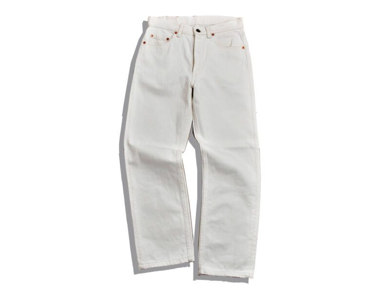 White Denim Pants