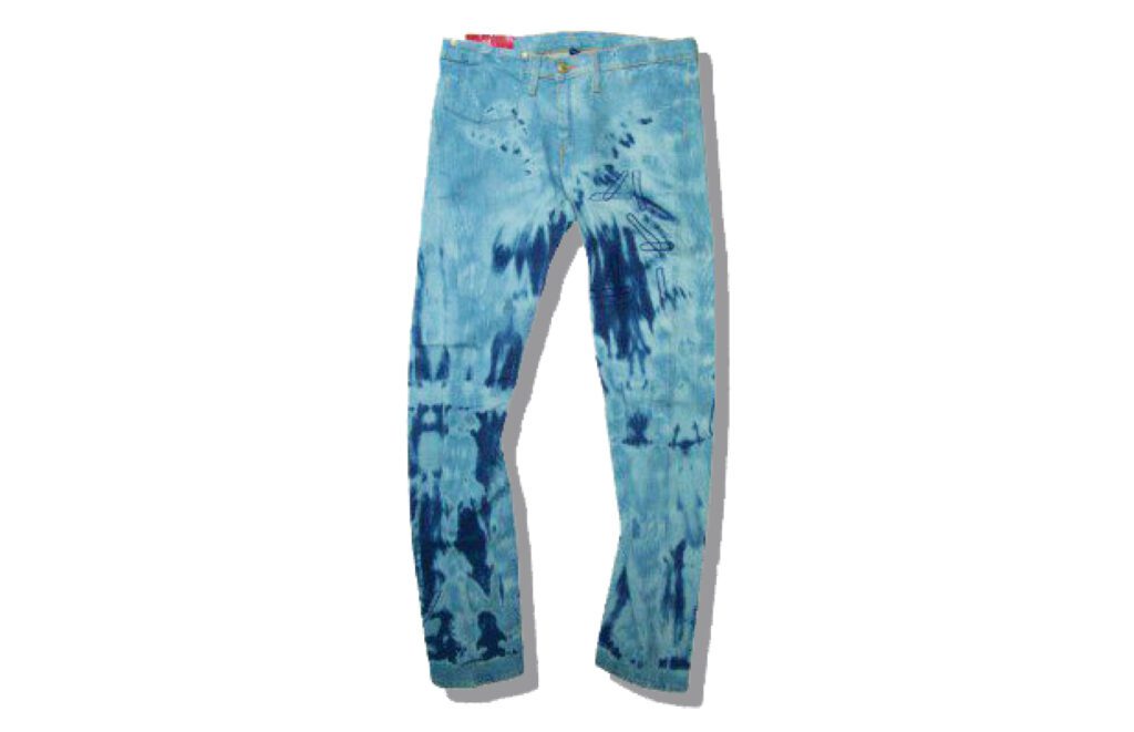 Levi's RED Tastly Tastless Chaotic Bleach Denim Pants 2001ss