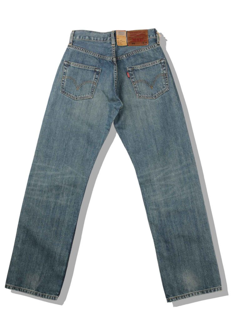 Levis 512 Denim Pants Back