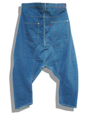 Levi's RED Legal Banned Denim Pants 2001ss Back