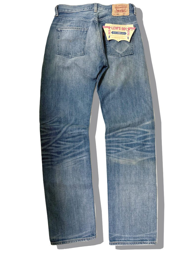 levis 501 Denim Pants 1966 Back