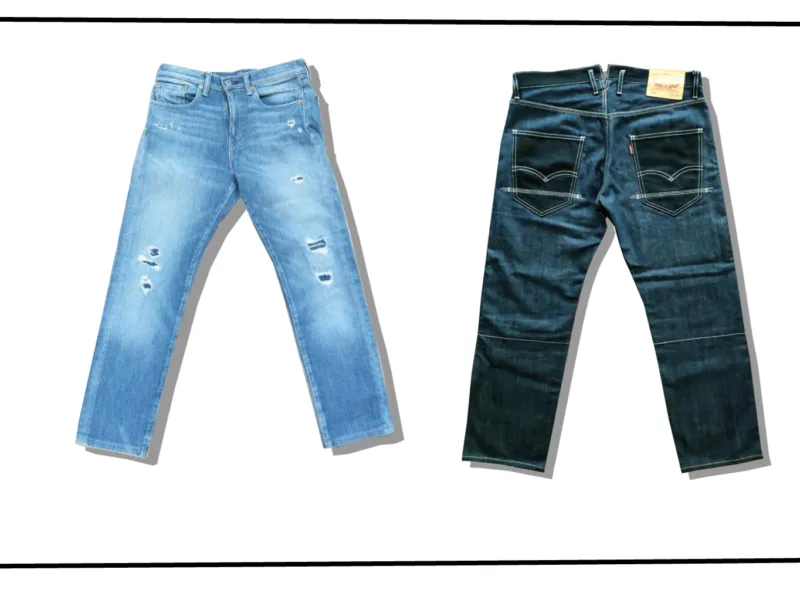 eYe Junyawatanabe MAN X Levis 522 Denim Pants Sereis