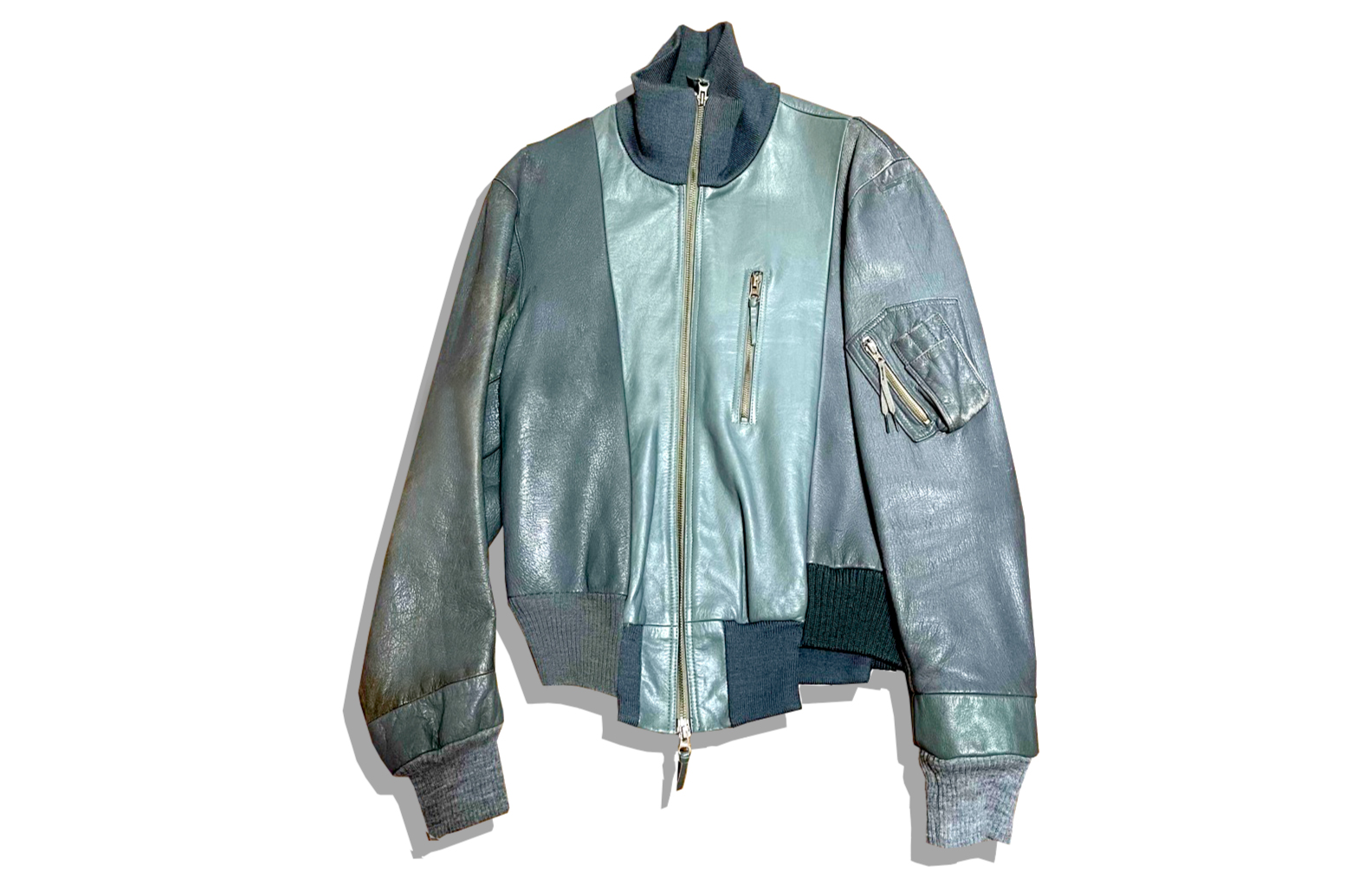 Maison Martin Margiela Reconstructed Aviator Leather Jacket AW2004 Artisanal