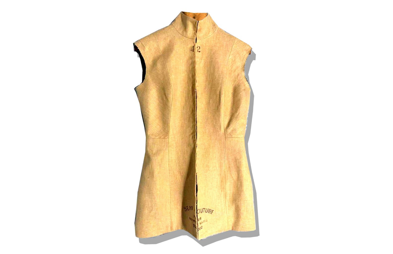 Maison Martin Margiela linen Semi Couture Stockman Corset 1997FW