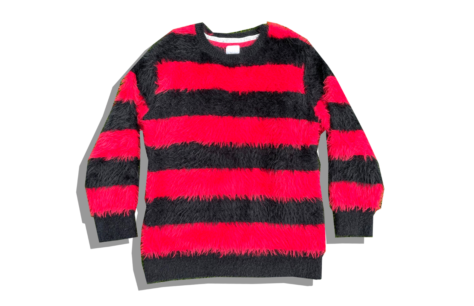 Number (N)ine Red Striped Mohair Sweater