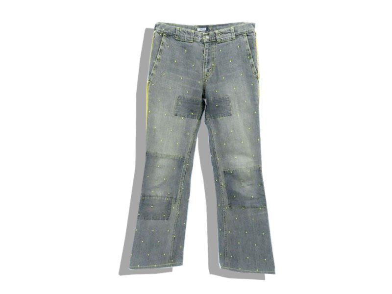Undercover Embroidered Denim Pants SS02 Illusion Of Haze Diamond