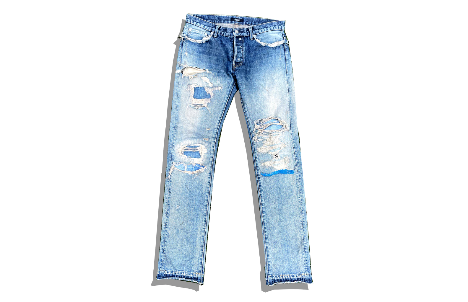 Undercover 68 Denim Pants Blue Yarn