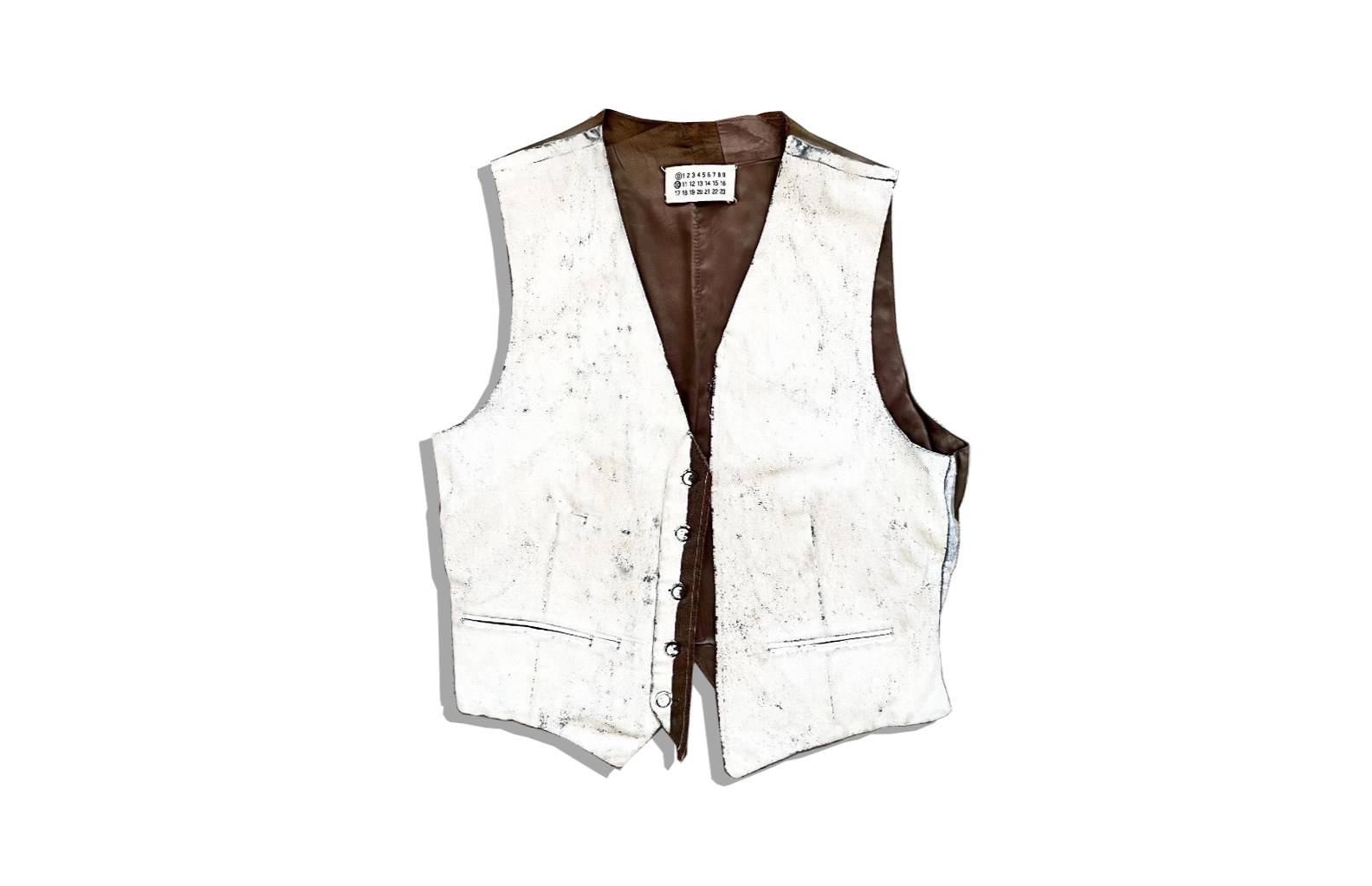 Maison Martin Margiela Painted Vest 2004FW Artisanal 0 10