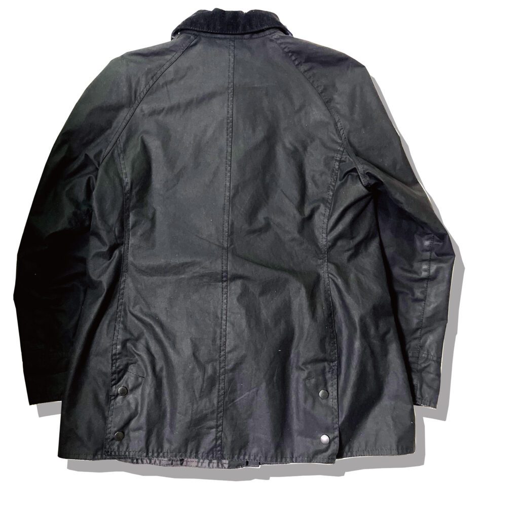 Barbour Beadnell Wax Jacket Back