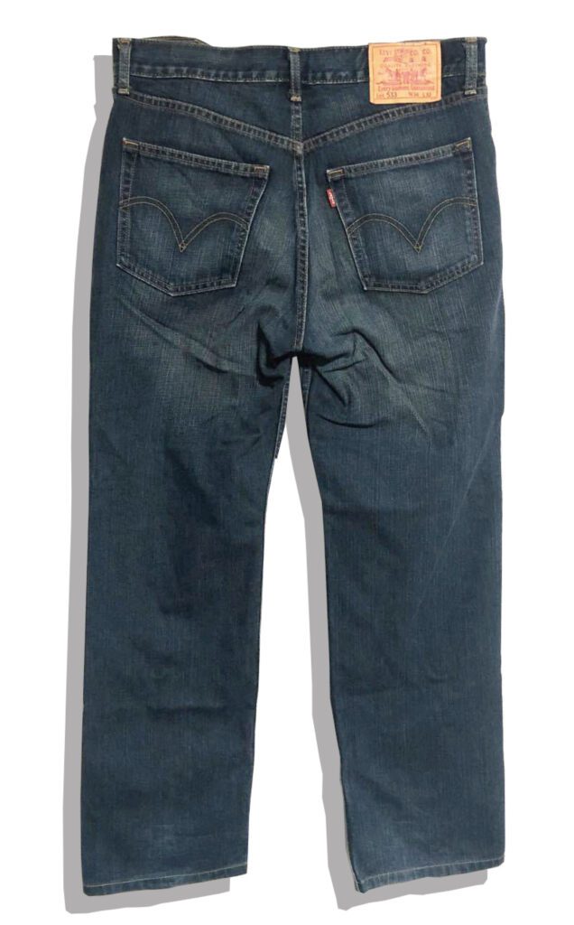 Levis 533 Denim Pants Back