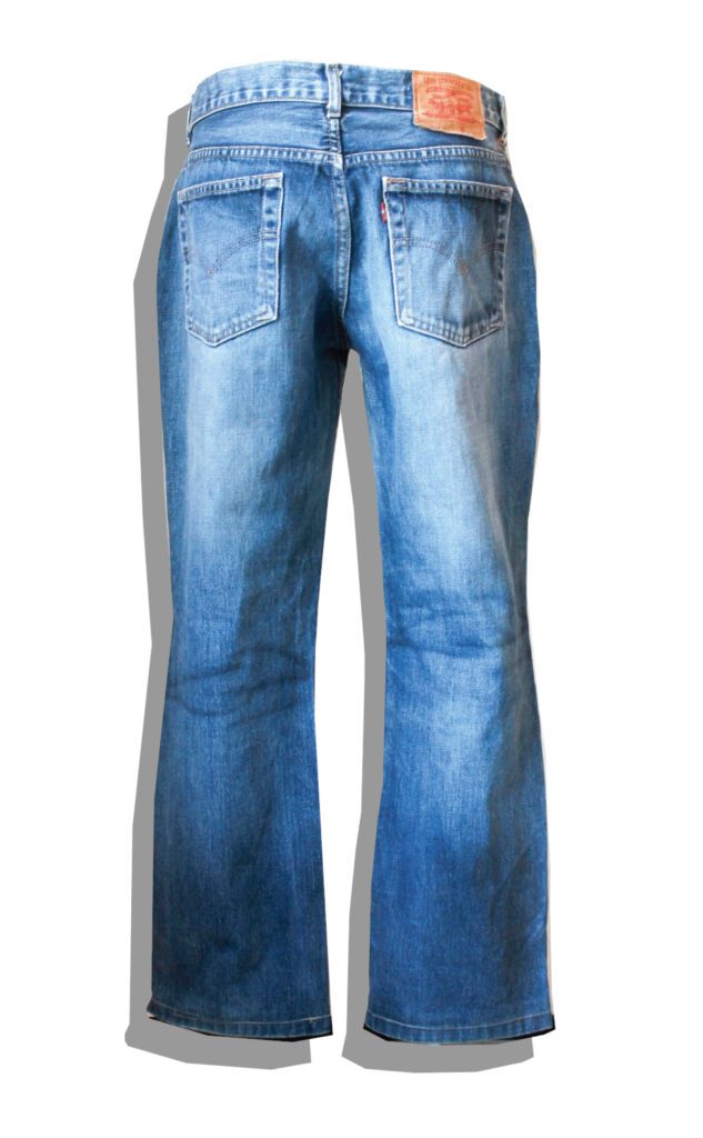 Levis 544 Denim Pants Back