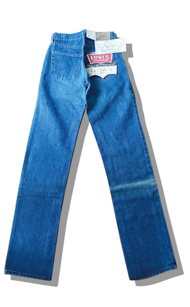 Levis 546 Denim Pants Back