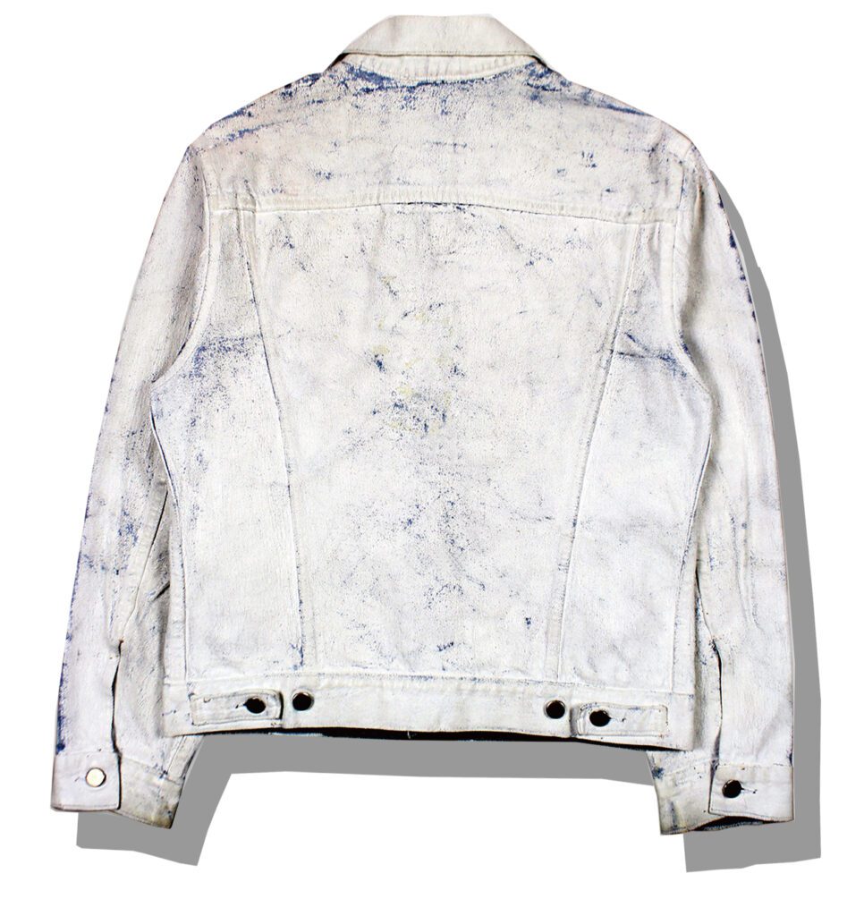 Maison Margiela Paint Denim Jacket Back