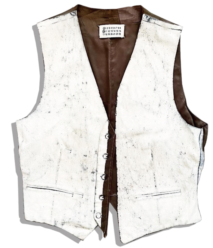 Maison Martin Margiela Painted Vest 2004FW Artisanal 0 10 Front