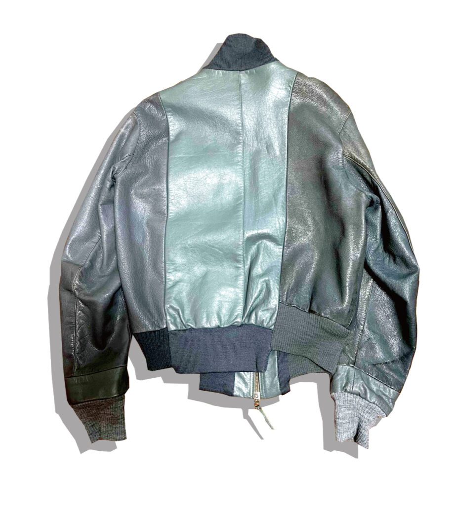 Maison Martin Margiela Reconstructed Aviator Leather Jacket AW2004 Artisanal Back