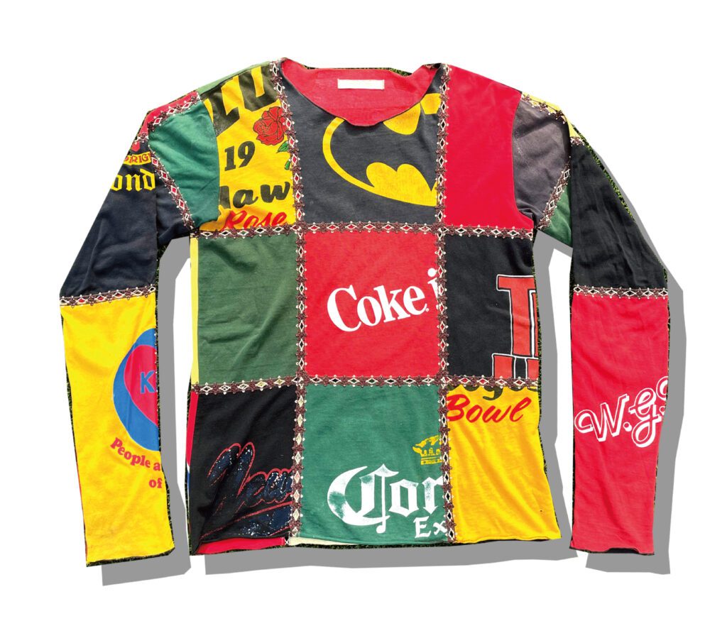Number (N)ine Patchwork Long Sleeve Front