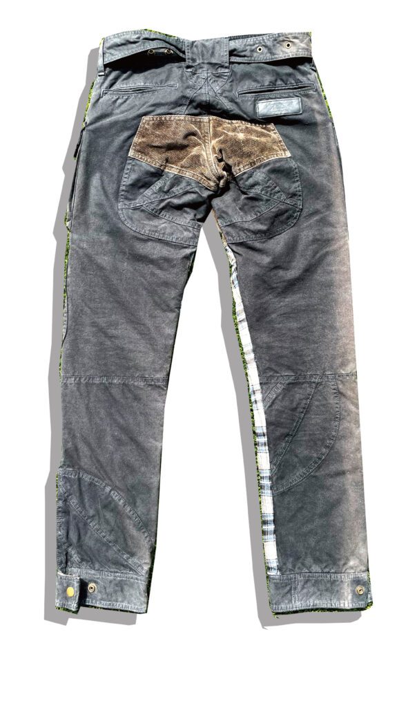 Undercover Wax Cargo Oil Bondage Pants O8AW Back