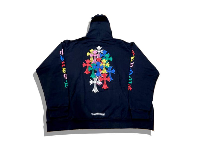 Chromehearts Multicolor Cross Cemetery Hoddie