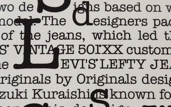 Levi's Lefty handed by Takahiro Kuraishi Label