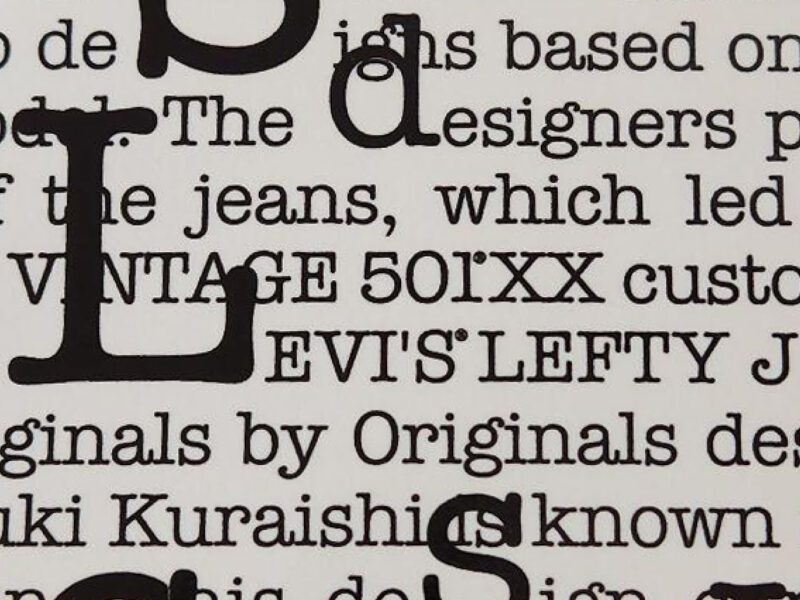 Levi's Lefty handed by Takahiro Kuraishi Label