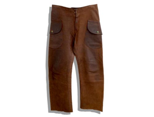 Maison Martin Margiela Artisanal Leather Cargo Pants Front
