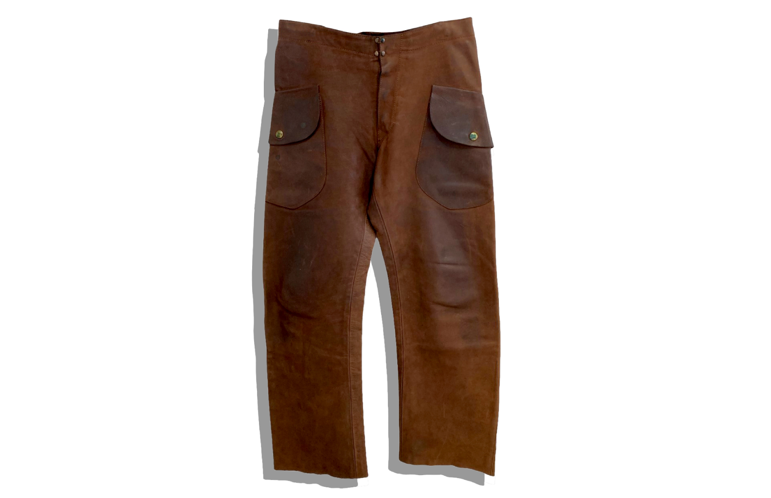 Maison Martin Margiela Artisanal Leather Cargo Pants Front
