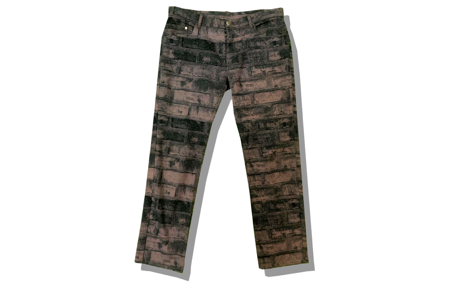 Maison Martin Margiela Brick Pattern Slim Denim Pants 2008AW