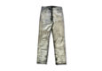 Maison Martin Margiela Silver Painted Denim Pants Front Artisanal AW1999