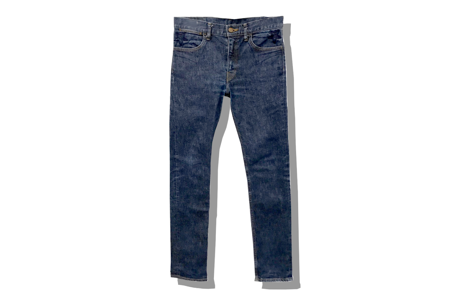 TAKAHIROMIYASHITA TheSoloIst．Star embroidered Denim Pants 18SS