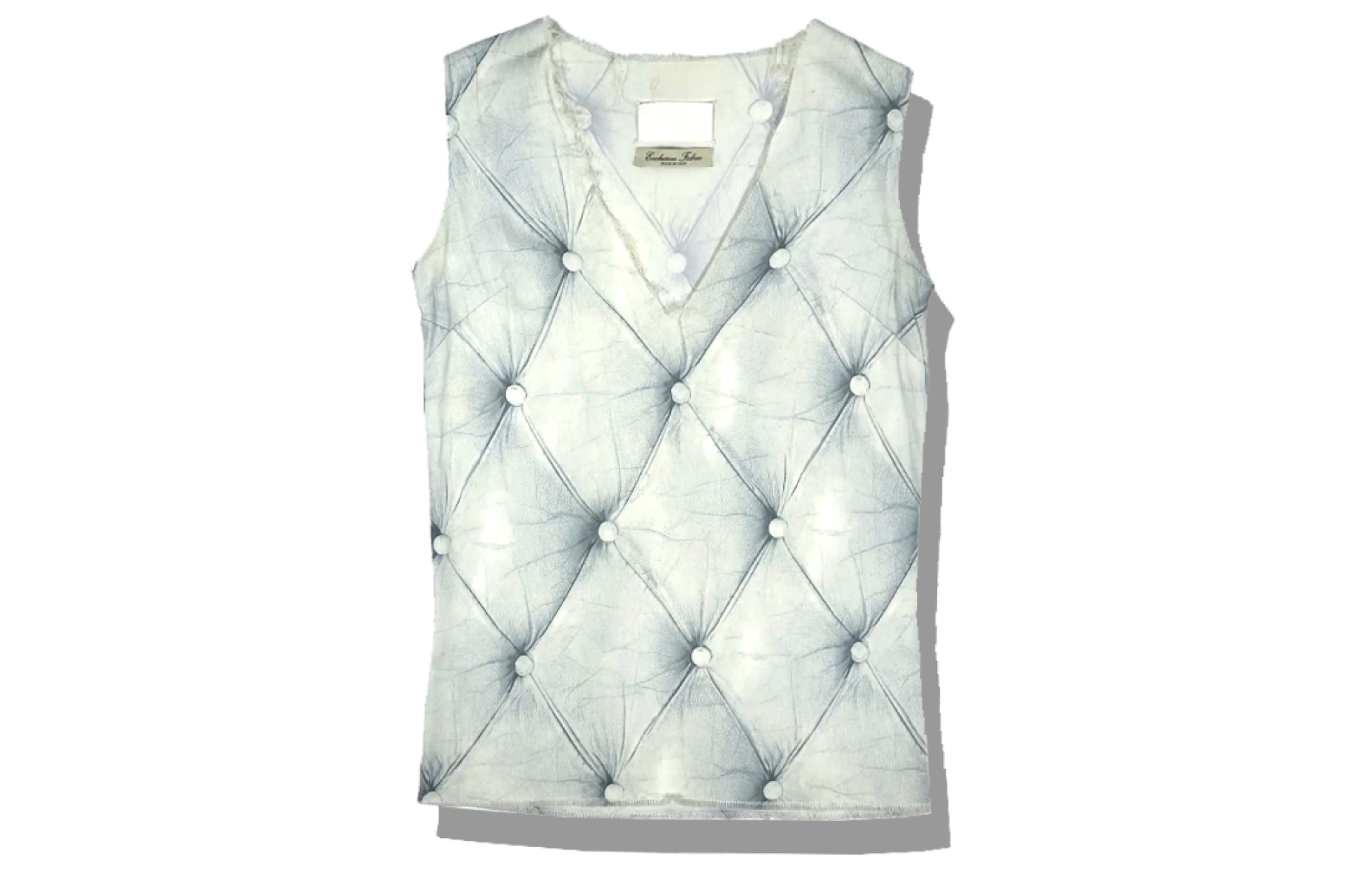 Maison Martin Margiela trompe l’oeil silk top 2004 AW Front