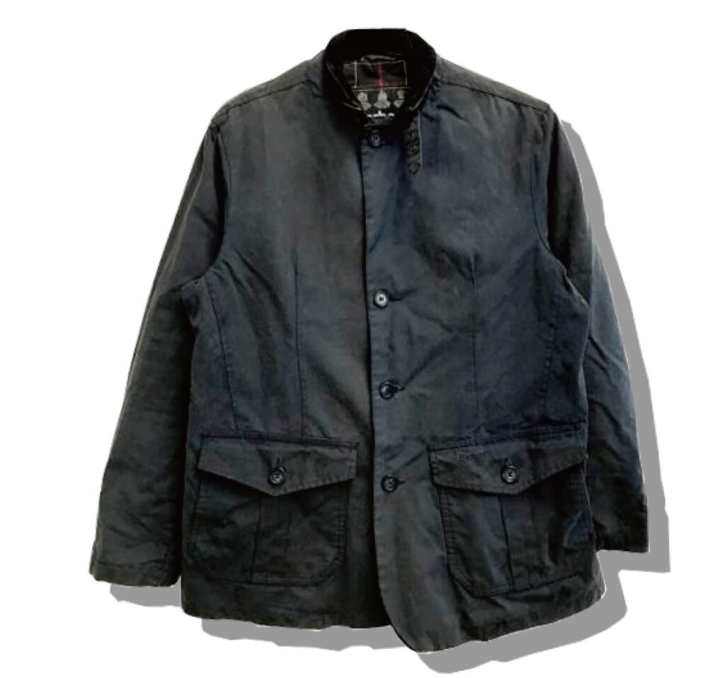 Barbour Lutz Wax Jacket Front