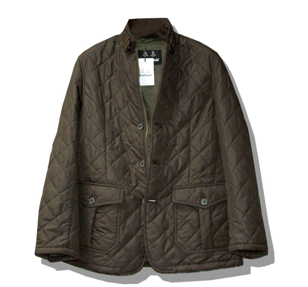 Barbour Lutz Quilted Jacket Front