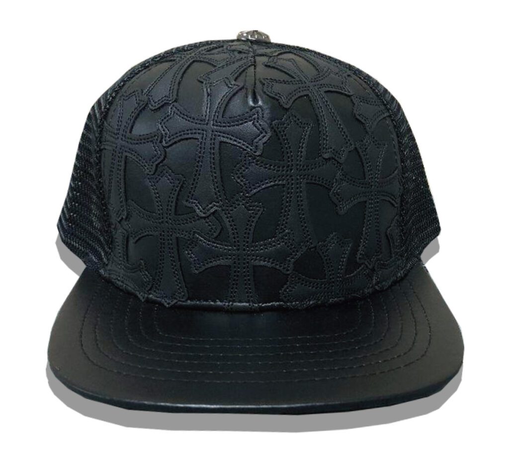 Chrome hearts Cross Patched Leather Cap