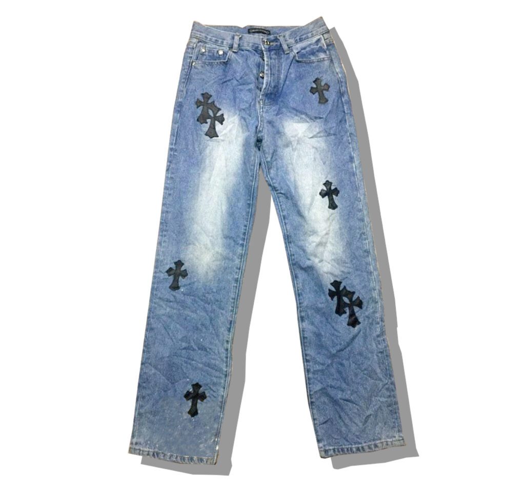 Chrome hearts Denim pants levis 517 base Front