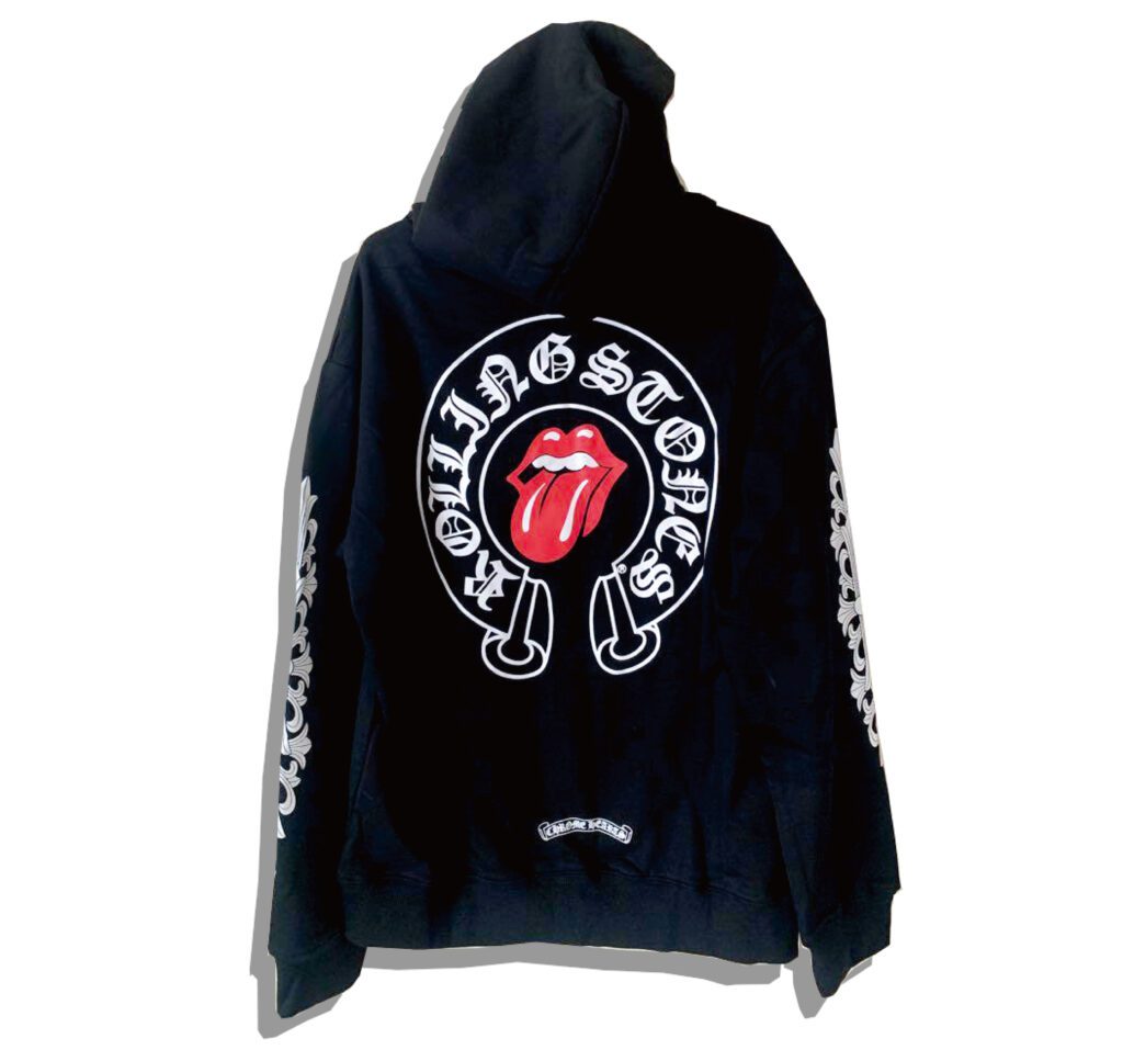 Chrome hearts Rolling Stones Zip up Hoodie Back