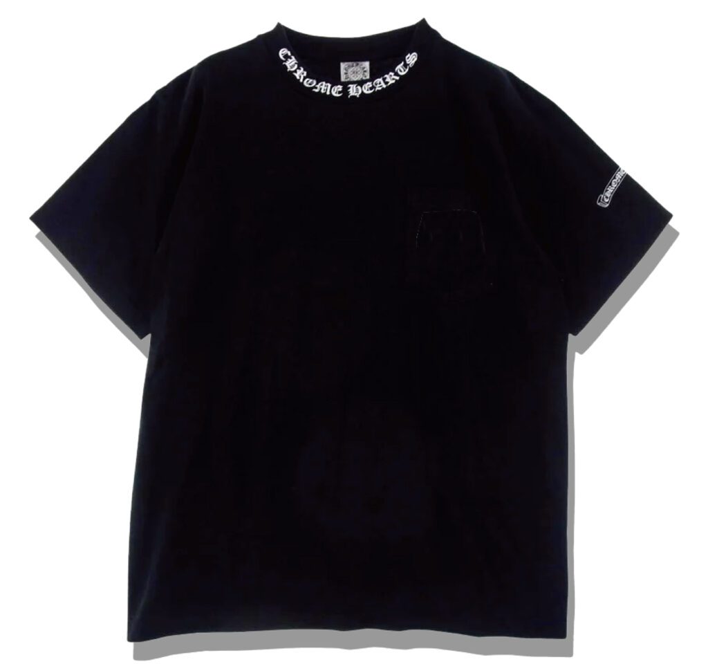 Chromehearts Neck Lettring Tshirts Front