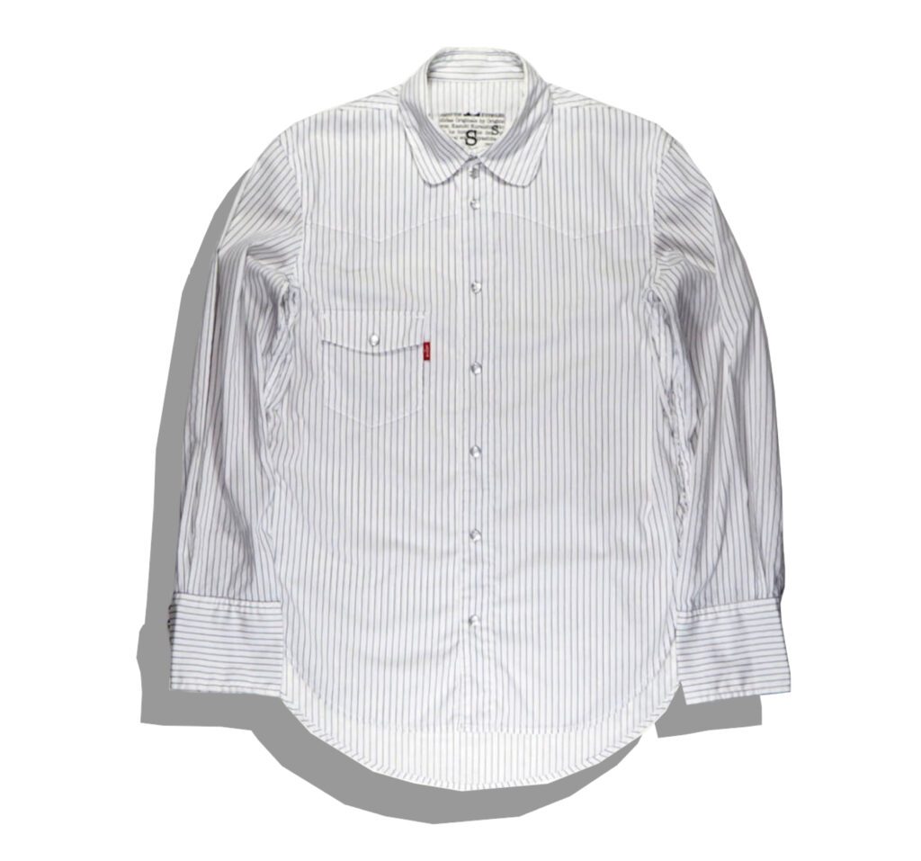 Levi's Lefty Jean by Takahiro Kuraishi White Western Shirts Front