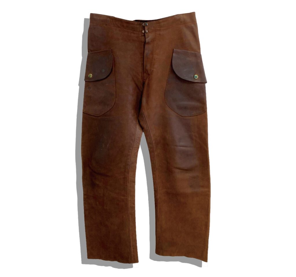 Maison Martin Margiela Artisanal Leather Cargo Pants Front