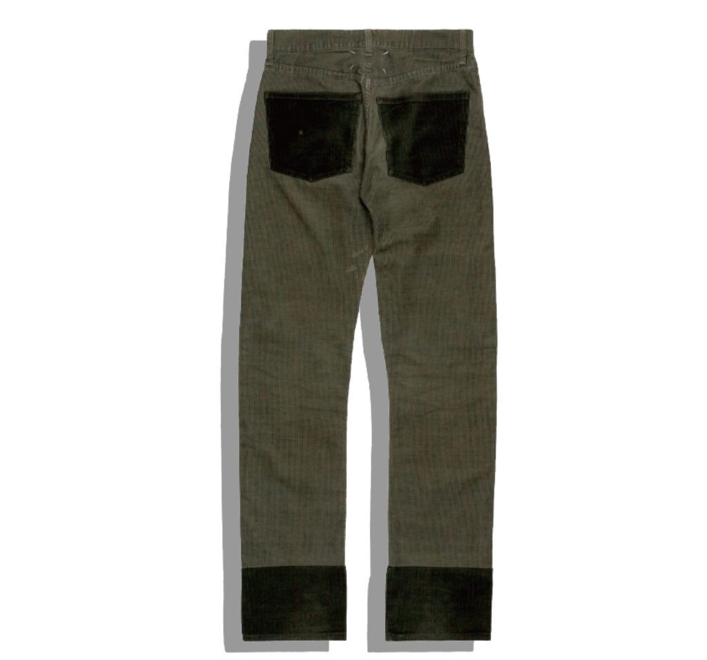 Maison Martin Margiela Artisanal Re-Worked Corduroy Pantss 2002 AW Back