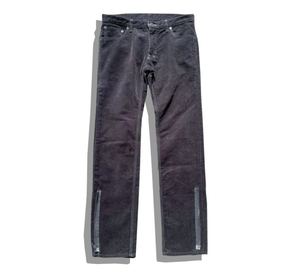 Number (N)ine Side Zipper Corduroy Pants 2006AW Front