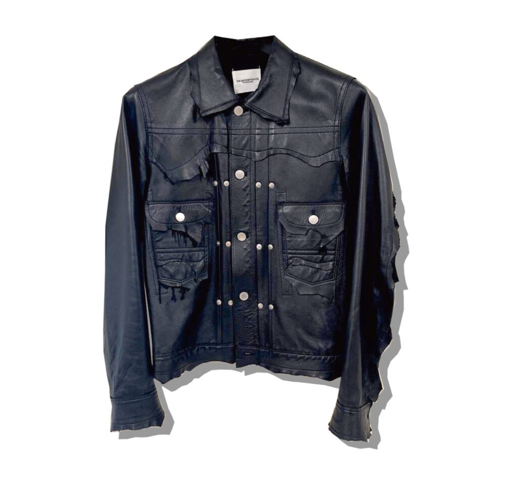 TAKAHIROMIYASHITA The Soloist rough out Leather Jacket Front