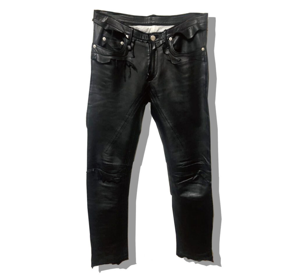 TAKAHIRO MIYASHITA The Soloist rough out leather jean Front