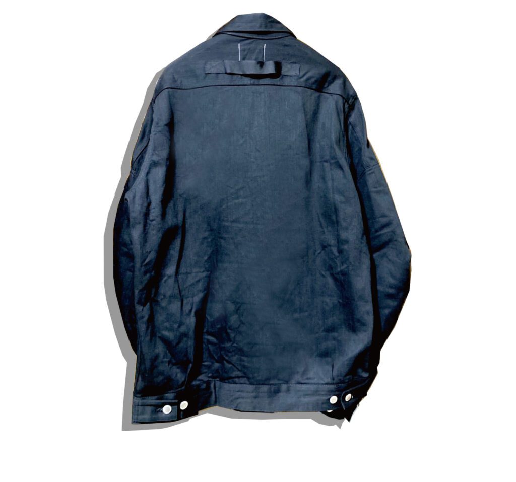 TAKAHIROMIYASHITA The SoloIst. Balloon sleeve jean jacket 2019AW Back