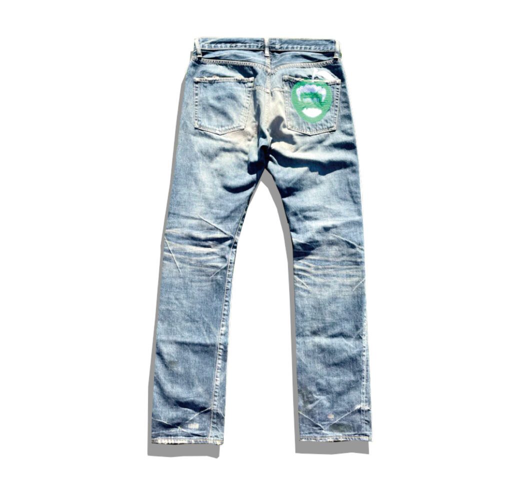 Undercover Apple Fang Denim Pants 2007 AW Back